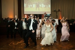 Wedding Party on the Dance Floor