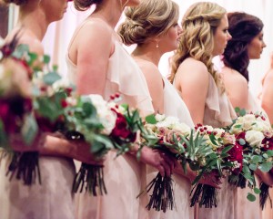 Harbert Center Ceremony Bridesmaids